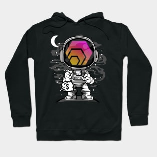 Astronaut HEX Coin To The Moon Crypto Token Cryptocurrency Wallet Birthday Gift For Men Women Kids Hoodie